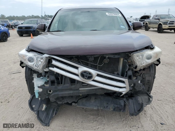 2011 Toyota Highlander with VIN 5TDZK3EH8BS045656, listed as a Copart auction lot 53379955 with 156,890 mi miles and Salvage Title. Bid and sale history available at carsss.com. Image 5.