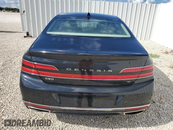 2022 Genesis G90 Ultimate with VIN KMTF54PH1NU095958, listed as a Copart auction lot 72566644 with 32,994 mi miles and Salvage Title. Bid and sale history available at DreamBid. Image 6.