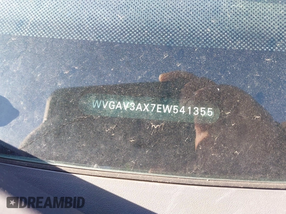 2014 Volkswagen Tiguan SE z VIN WVGAV3AX7EW541355, wystawiony jako IAAI lot #42032798 z przebiegiem 220 940 mil mil oraz . Historia ofert i sprzedaży dostępna na DreamBid. Obrazek 9.