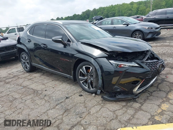 2022 Lexus UX 200 with VIN JTHP3JBHXN2046587, listed as a IAAI auction lot 42378996 with 32,000 mi miles and . Bid and sale history available at DreamBid. Image 1.