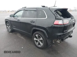 2019 Jeep Cherokee Limited with VIN 1C4PJMDX7KD418271, listed as a IAAI auction lot 41679371 with 53,914 mi miles. Bid and sale history available at carsss.com. Image 3.