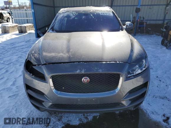 2018 Jaguar F-Pace 20d Premium with VIN SADCJ2FN2JA260943, listed as a Copart auction lot 83870134 with 84,396 mi miles and Salvage Title. Bid and sale history available at DreamBid. Image 5.