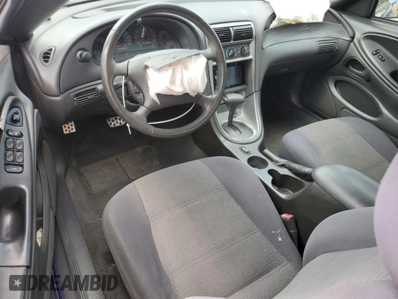 2004 Ford Mustang Deluxe with VIN 1FAFP44654F208654, listed as a Copart auction lot 61385425 with 108,916 mi miles and Salvage title. Bid and sale history available at DreamBid. Image 8.