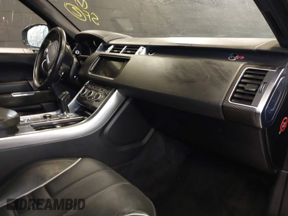 2016 Land Rover Range Rover Sport SVR with VIN SALWZ2EF4GA563946, listed as a IAAI auction lot 37919855 with Not provided miles and . Bid and sale history available at DreamBid. Image 5.