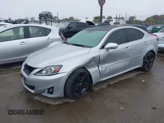 2011 Lexus IS 250 with VIN JTHBF5C29B5148539, listed as a IAAI auction lot 41802299 with 130,629 mi miles and . Bid and sale history available at DreamBid. Image 2.