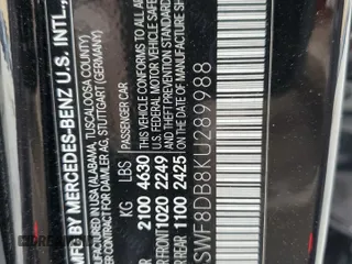 2019 Mercedes-Benz C 300 z VIN 55SWF8DB8KU289988, wystawiony jako Copart lot #55739365 z przebiegiem 65 277 mil mil oraz Szkoda całkowita • Salvage title. Historia ofert i sprzedaży dostępna na DreamBid. Obrazek 14.