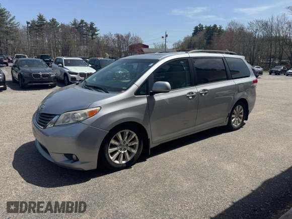 2011 Toyota Sienna XLE with VIN 5TDDK3DC3BS007297, listed as a Copart auction lot 55276405 with 208,274 mi miles and Clean Title. Bid and sale history available at DreamBid. Image 2.