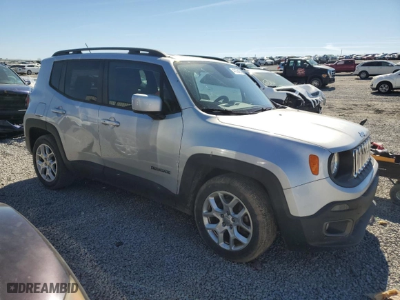 2017 Jeep Renegade Latitude with VIN ZACCJABB2HPE81955, listed as a Copart auction lot 47276455 with 98,582 mi miles and Salvage Title. Bid and sale history available at carsss.com. Image 4.