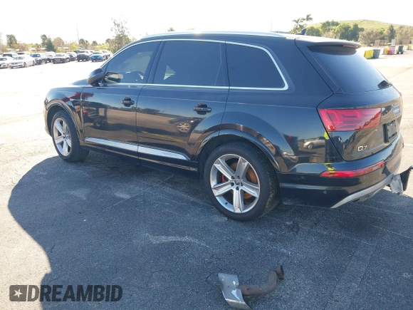 2019 Audi Q7 Prestige with VIN WA1VAAF70KD016797, listed as a IAAI auction lot 41722711 with 95,510 mi miles and . Bid and sale history available at DreamBid. Image 3.