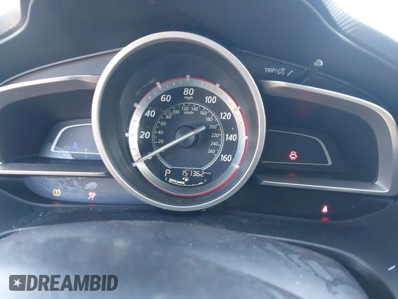 2015 Mazda 3 i SV with VIN JM1BM1T72F1244201, listed as a IAAI auction lot 41425492 with 151,362 mi miles and . Bid and sale history available at carsss.com. Image 7.