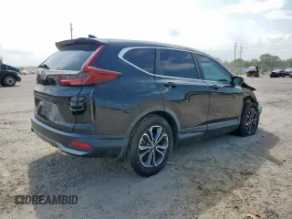 2020 Honda CR-V EX with VIN 5J6RW1H55LA019616, listed as a Copart auction lot 58242425 with 100,787 mi miles and Salvage title. Bid and sale history available at DreamBid. Image 3.