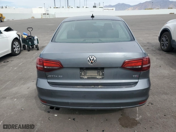 2017 Volkswagen Jetta 1.4T SE with VIN 3VWB67AJ8HM343412, listed as a Copart auction lot 75336964 with 0 mi miles and Salvage Title. Bid and sale history available at carsss.com. Image 6.