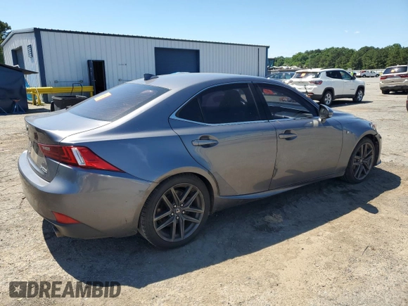 2016 Lexus IS 200t with VIN JTHBA1D24G5030119, listed as a Copart auction lot 56073835 with 138,998 mi miles and Salvage title. Bid and sale history available at DreamBid. Image 3.