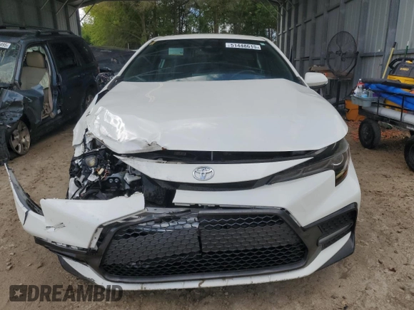 2020 Toyota Corolla SE with VIN 5YFP4RCE9LP044586, listed as a Copart auction lot 51448615 with 84,801 mi miles and Non Repairable. Bid and sale history available at carsss.com. Image 5.