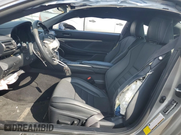 2021 Lexus RC 300 with VIN JTHD85EC3M5006084, listed as a Copart auction lot 77759124 with 108,847 mi miles and Salvage title. Bid and sale history available at DreamBid. Image 7.