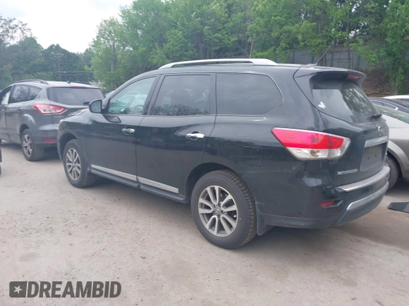 2014 Nissan Pathfinder S with VIN 5N1AR2MM6EC701890, listed as a IAAI auction lot 42280836 with 132,479 mi miles and . Bid and sale history available at DreamBid. Image 3.