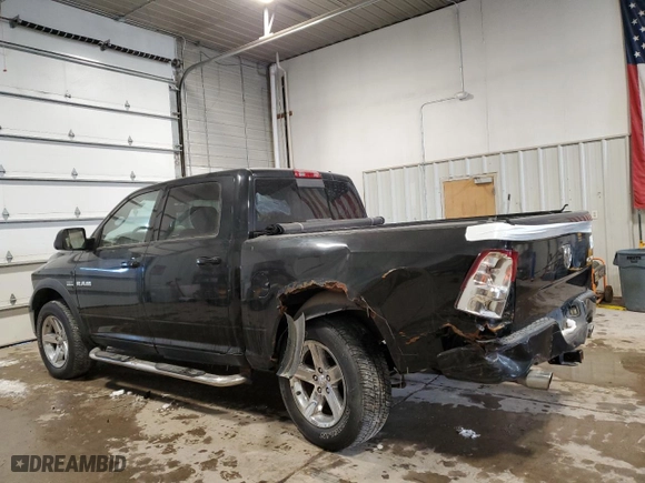 2010 Dodge Ram 1500 SLT with VIN 1D7RV1CT2AS206761, listed as a Copart auction lot 46117885 with 179,171 mi miles and Salvage Title. Bid and sale history available at carsss.com. Image 2.