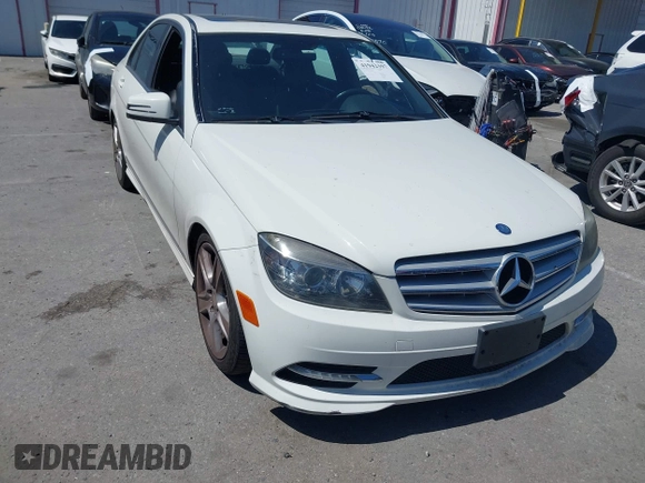 2011 Mercedes-Benz C-Class C 300 Sport with VIN WDDGF8BB4BA498815, listed as a IAAI auction lot 41942397 with 198,238 mi miles. Bid and sale history available at carsss.com. Image 1.