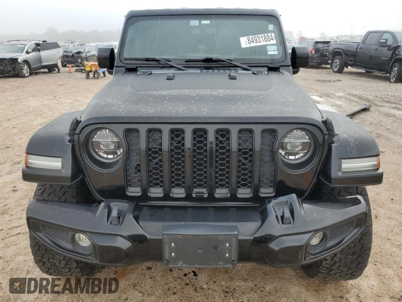 2022 Jeep Gladiator Overland with VIN 1C6HJTFG2NL129862, listed as a Copart auction lot 86254394 with 98,151 mi miles and Salvage title. Bid and sale history available at DreamBid. Image 10.
