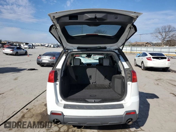 2012 GMC Terrain SLT-1 with VIN 2GKFLUE57C6395792, listed as a Copart auction lot 46750335 with 100,996 mi miles and Salvage Title. Bid and sale history available at carsss.com. Image 6.