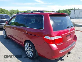 2006 Honda Odyssey EX-L with VIN 5FNRL38756B442865, listed as a IAAI auction lot 42115076 with 183,208 mi miles. Bid and sale history available at carsss.com. Image 3.