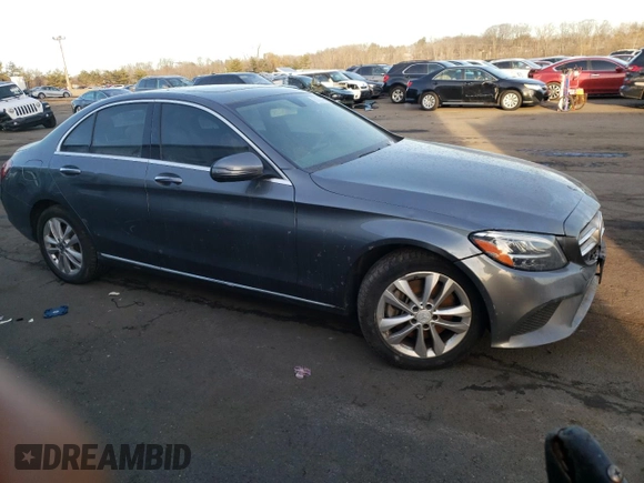 2019 Mercedes-Benz C 300 with VIN WDDWF8EB4KR483269, listed as a Copart auction lot 43979555 with Not Provided miles and Clean Title. Bid and sale history available at carsss.com. Image 4.