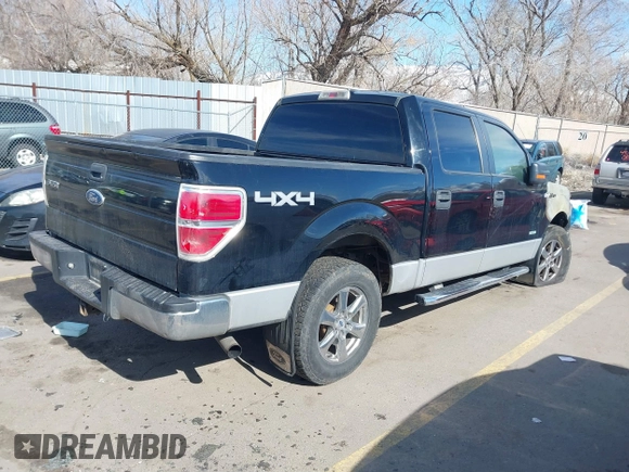 2011 Ford F-150 XLT with VIN 1FTFW1ETXBFC42036, listed as a IAAI auction lot 41643109 with 1 mi miles. Bid and sale history available at carsss.com. Image 4.