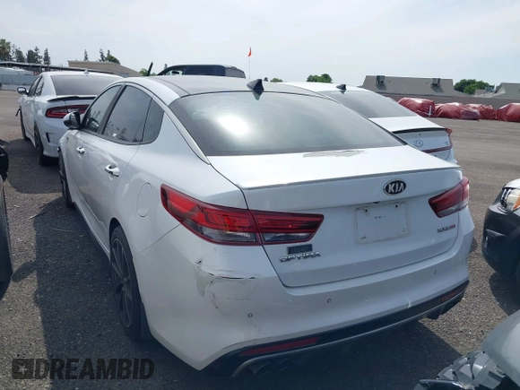 2016 Kia Optima SX Turbo with VIN 5XXGW4L23GG027090, listed as a IAAI auction lot 42172497 with 150,426 mi miles and . Bid and sale history available at DreamBid. Image 3.