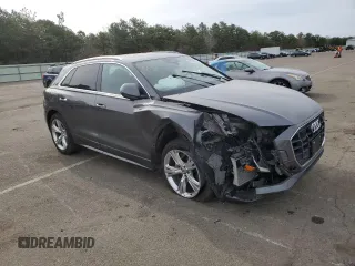 2019 Audi Q8 Premium Plus with VIN WA1BVAF15KD025823, listed as a Copart auction lot 49646583 with 59,976 mi miles. Bid and sale history available at carsss.com. Image 4.