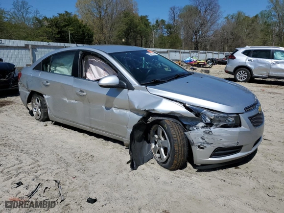 2014 Chevrolet Cruze 1LT with VIN 1G1PC5SB1E7226895, listed as a Copart auction lot 52417085 with 93,506 mi miles and Salvage Title. Bid and sale history available at carsss.com. Image 4.