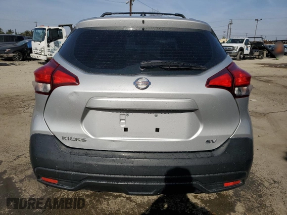 2019 Nissan Kicks SV with VIN 3N1CP5CU7KL535405, listed as a Copart auction lot 45935695 with 96,681 mi miles and Salvage Title. Bid and sale history available at DreamBid. Image 6.