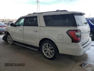 2019 Ford Expedition Max Platinum with VIN 1FMJK1MT7KEA30171, listed as a Copart auction lot 41403075 with 104,440 mi miles and Salvage title. Bid and sale history available at DreamBid. Image 2.