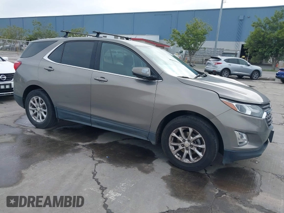 2018 Chevrolet Equinox LT with VIN 3GNAXJEV8JS567150, listed as a IAAI auction lot 41735853 with 156,078 mi miles and . Bid and sale history available at carsss.com. Image 1.