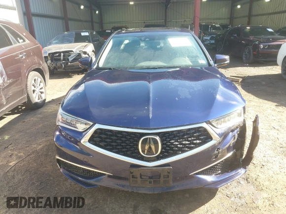 2020 Acura TLX w/Technology Pkg with VIN 19UUB1F53LA015337, listed as a IAAI auction lot 41427035 with 44,450 mi miles. Bid and sale history available at carsss.com. Image 12.