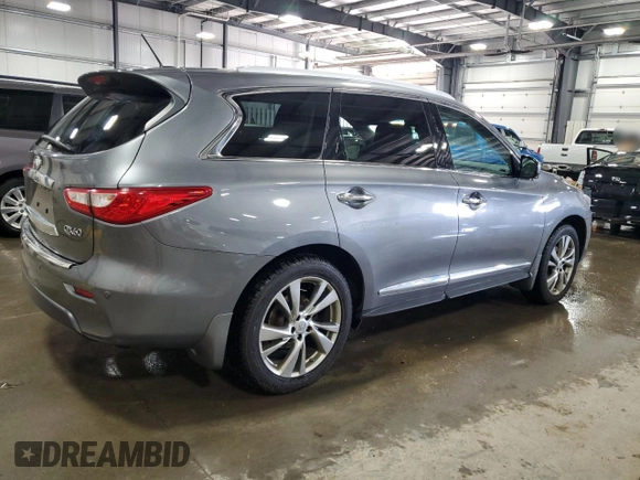2015 Infiniti QX60 with VIN 5N1AL0MM1FC521353, listed as a Copart auction lot 53740475 with 149,750 mi miles and Salvage title. Bid and sale history available at DreamBid. Image 3.