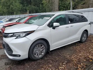 2025 Toyota Sienna XLE z VIN 5TDJSKFC3SS166525, wystawiony jako Copart lot #48822415 z przebiegiem 638 mil mil oraz Szkoda całkowita • Salvage title. Historia ofert i sprzedaży dostępna na DreamBid. Obrazek 1.