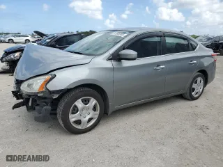 2014 Nissan Sentra SV with VIN 3N1AB7AP7EY277473, listed as a Copart auction lot 51995935 with 133,162 mi miles and Salvage Title. Bid and sale history available at carsss.com. Image 1.