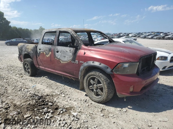 2014 Ram 1500 Express with VIN 3C6RR7KT2EG293407, listed as a Copart auction lot 62673154 with 0 mi miles and Salvage Title. Bid and sale history available at carsss.com. Image 4.