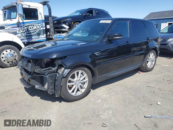 2022 Land Rover Range Rover Sport SE with VIN SALWG2SUXNA203358, listed as a Copart auction lot 54709415 with 44,040 mi miles and Salvage title. Bid and sale history available at DreamBid. Image 1.