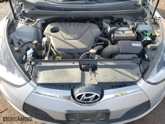 2016 Hyundai Veloster with VIN KMHTC6AD6GU262838, listed as a Copart auction lot 47224855 with 106,459 mi miles and Salvage Title. Bid and sale history available at carsss.com. Image 11.