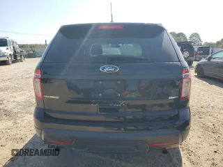 2014 Ford Utility Police Interceptor with VIN 1FM5K8AR2EGB59317, listed as a Copart auction lot 75185614 with 0 mi miles and Salvage Title. Bid and sale history available at carsss.com. Image 6.