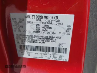 2006 Ford Escape Hybrid z VIN 1FMYU96H46KC44297, wystawiony jako IAAI lot #42689864 z przebiegiem 130 631 mil mil oraz . Historia ofert i sprzedaży dostępna na DreamBid. Obrazek 9.