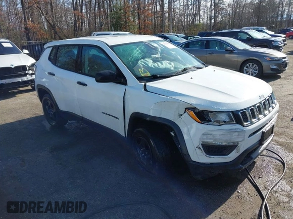 2021 Jeep Compass Freedom with VIN 3C4NJDAB7MT510591, listed as a IAAI auction lot 41723328 with 78,436 mi miles and . Bid and sale history available at carsss.com. Image 1.