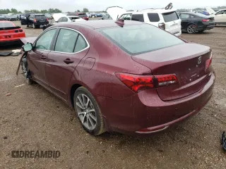 2016 Acura TLX V6 Advance with VIN 19UUB3F76GA000351, listed as a Copart auction lot 64806534 with 0 mi miles and Salvage Title. Bid and sale history available at carsss.com. Image 2.