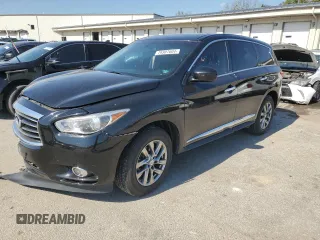 2013 Infiniti JX35 with VIN 5N1AL0MM2DC333731, listed as a Copart auction lot 74307604 with 121,310 mi miles and Salvage Title. Bid and sale history available at carsss.com. Image 1.