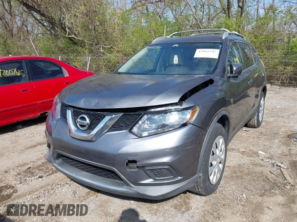 2016 Nissan Rogue S with VIN KNMAT2MT4GP661530, listed as a IAAI auction lot 42011341 with 107,498 mi miles and . Bid and sale history available at DreamBid. Image 6.
