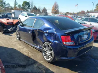 2013 Scion tC with VIN JTKJF5C76D3054733, listed as a IAAI auction lot 40998576 with 155,540 mi miles. Bid and sale history available at carsss.com. Image 3.