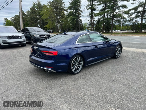 2018 Audi S5 Premium Plus z VIN WAUP4AF50JA008006, wystawiony jako Copart lot #58092055 z przebiegiem 134 205 mil mil oraz Czysty tytuł • Clean title. Historia ofert i sprzedaży dostępna na DreamBid. Obrazek 4.