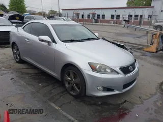 2011 Lexus IS 250 C with VIN JTHFF2C2XB2520729, listed as a IAAI auction lot 41952483 with 226,665 mi miles and . Bid and sale history available at DreamBid. Image 1.