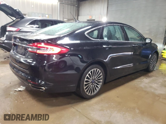 2017 Ford Fusion SE with VIN 3FA6P0H99HR271200, listed as a Copart auction lot 50537685 with 109,002 mi miles and Salvage Title. Bid and sale history available at carsss.com. Image 3.